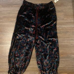 Anthropolgie velvet pants